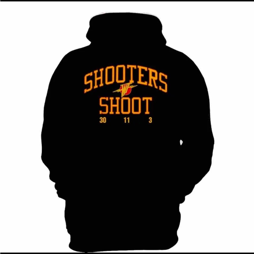 Golden State Warriors Black Hoodie Shooters Shoot Men’s Size 2XL